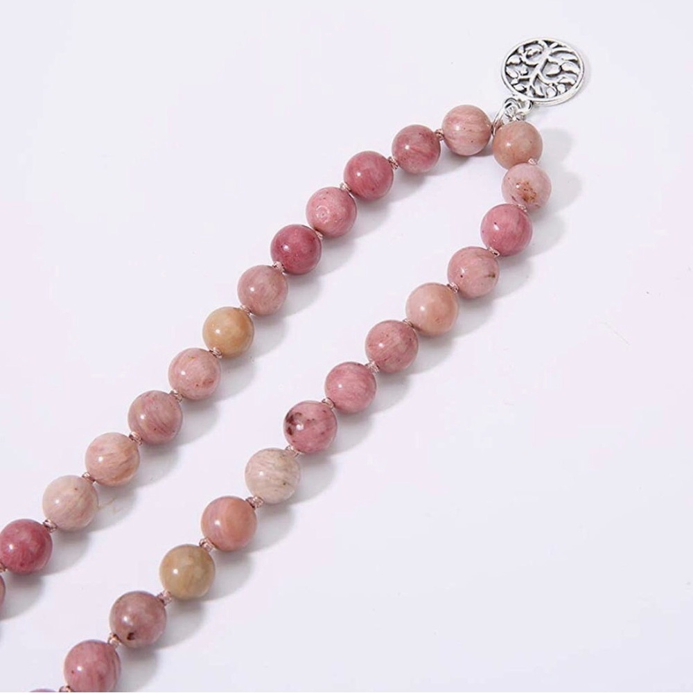 Natural Rhodonite Necklace - Picture 2 of 5